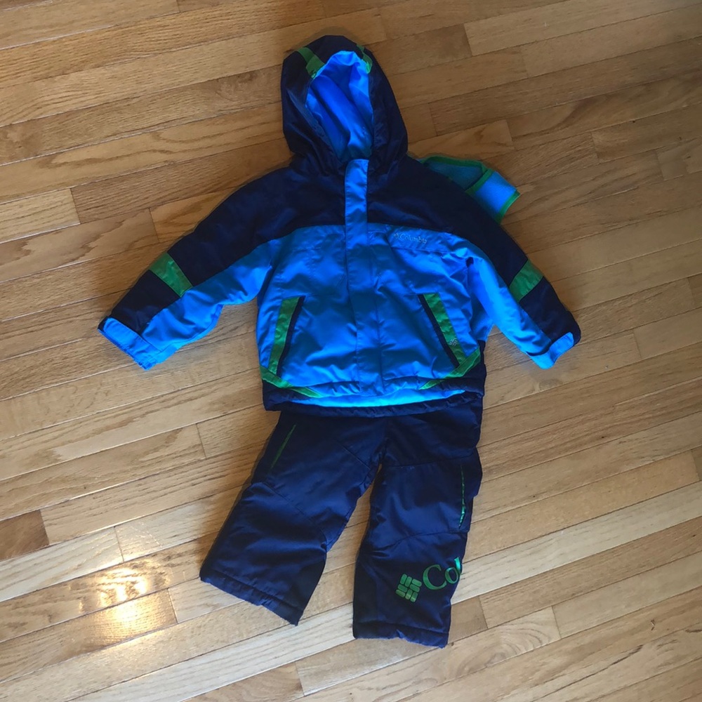 Columbia boys snow jacket & bib set 3T